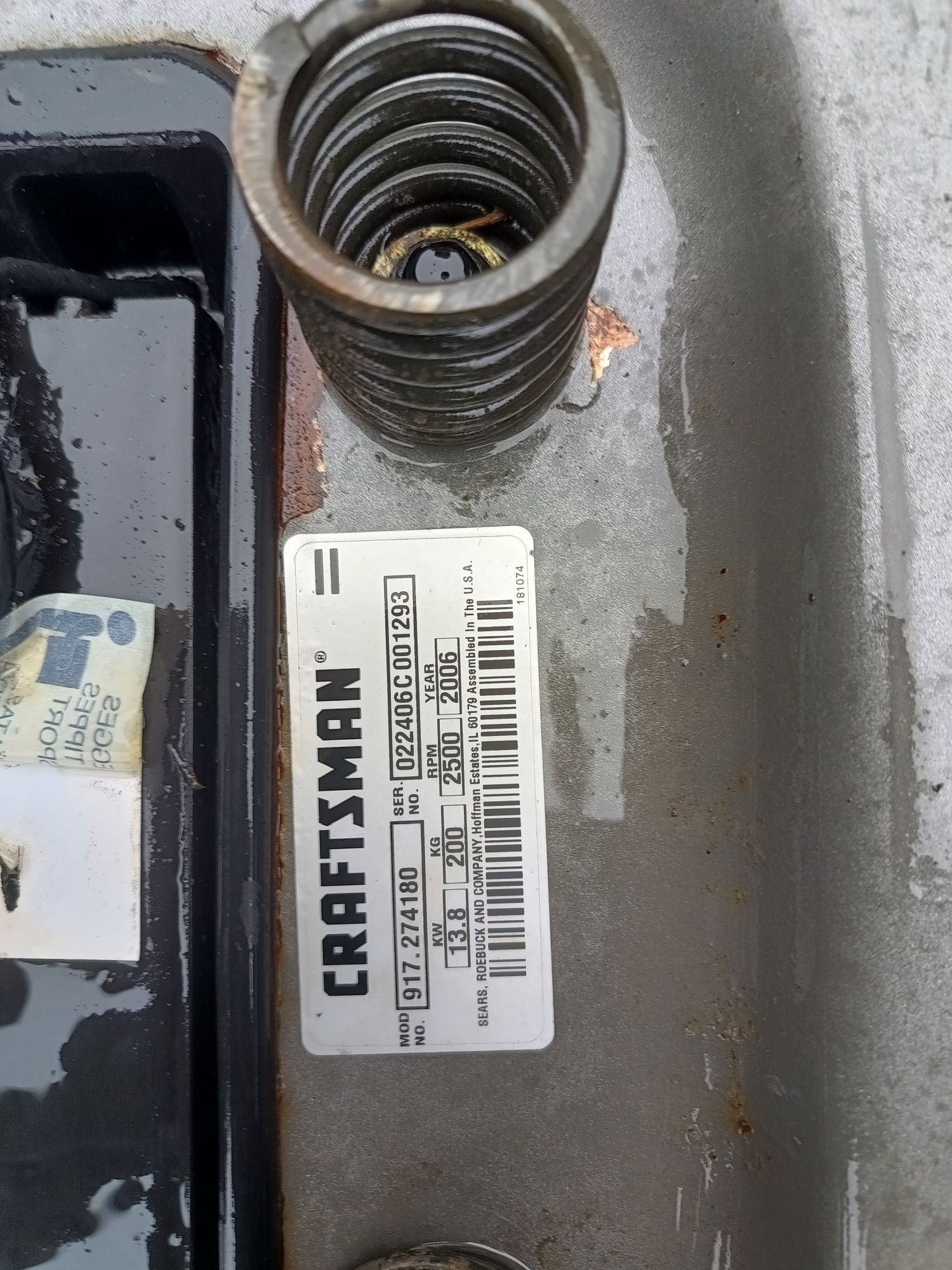 Kosiarka traktorek Craftsman 18.5km z koszem i pompa oleju