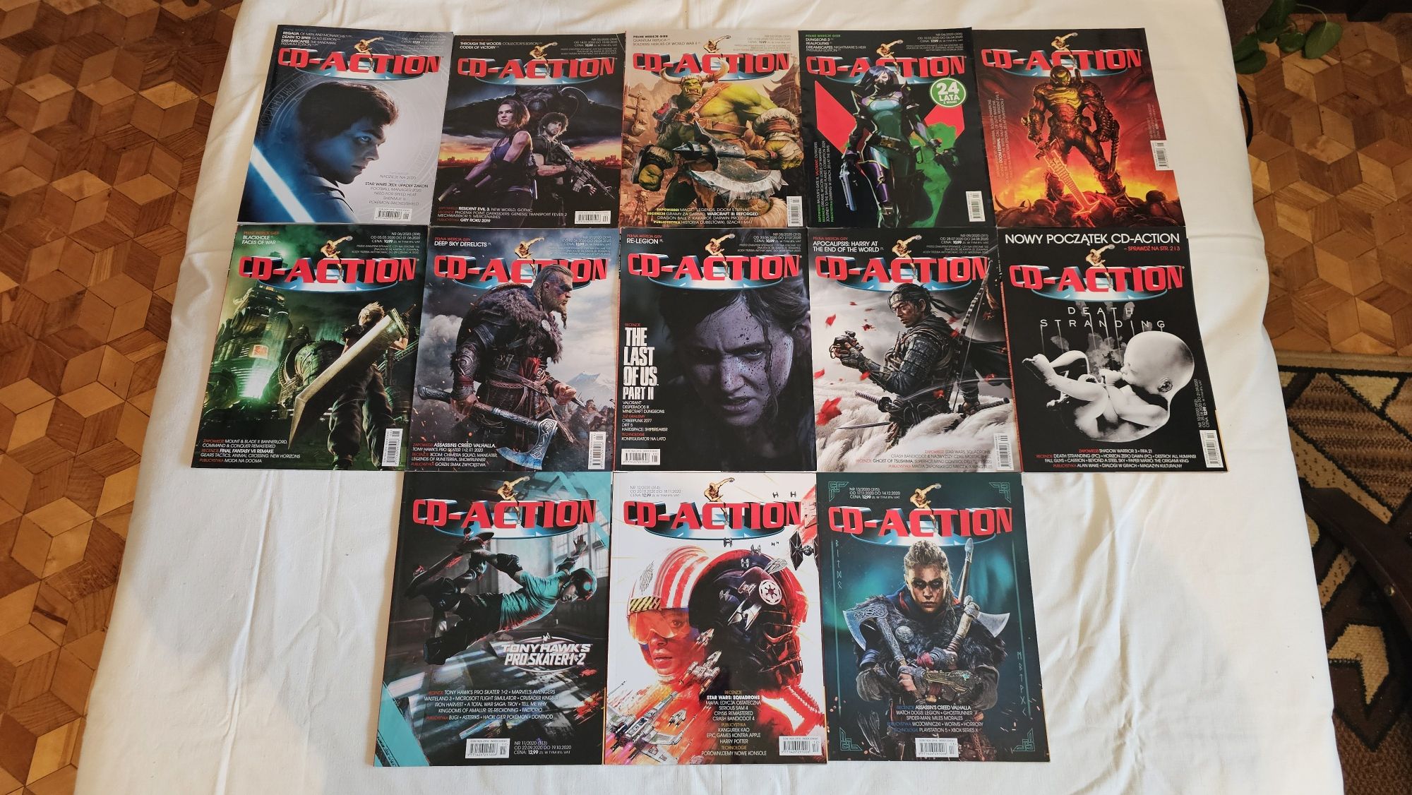 Sprzedam cały rocznik Cd-action z 2020  roku . 13 numerów .