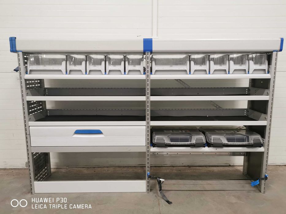 Półki regał do busa zabudowa auta Sortimo Trafic Custom VW Proace