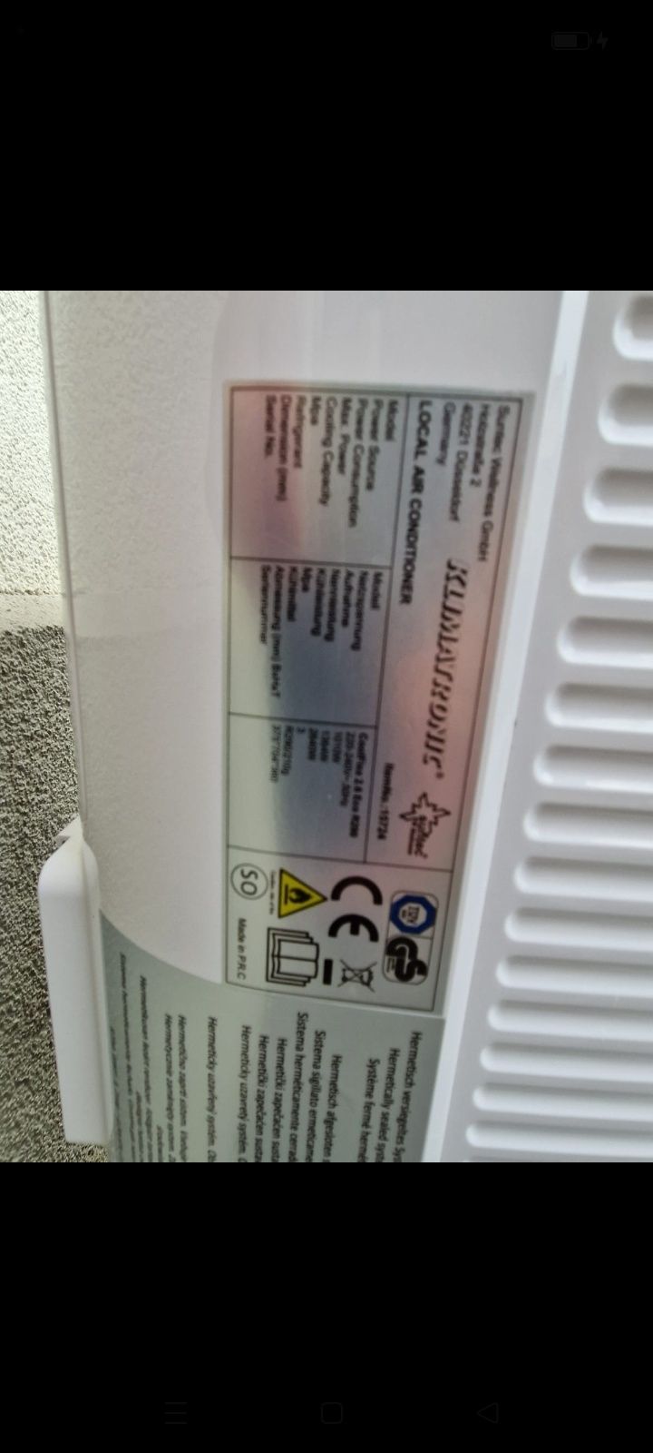 Klimatyzacja przenośna Suntec ColFixx 2,6 Eco