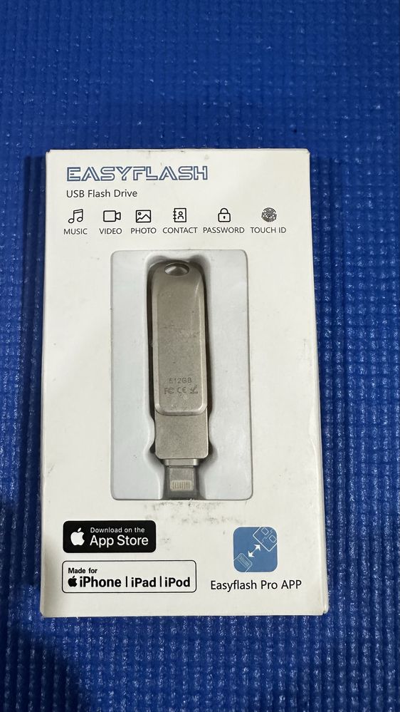 USB флешка Easyflash 512 Гб для iPhone та інших пристроїв
