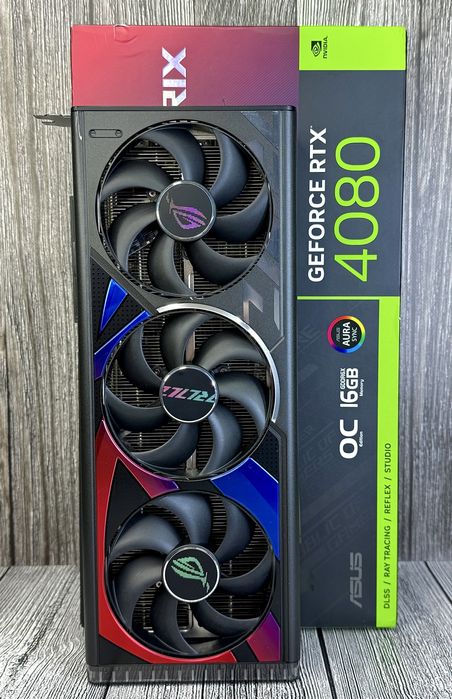Видеокарта Asus Rog Strix GeForce RTX 4080 O16G Gaming. Заказано!