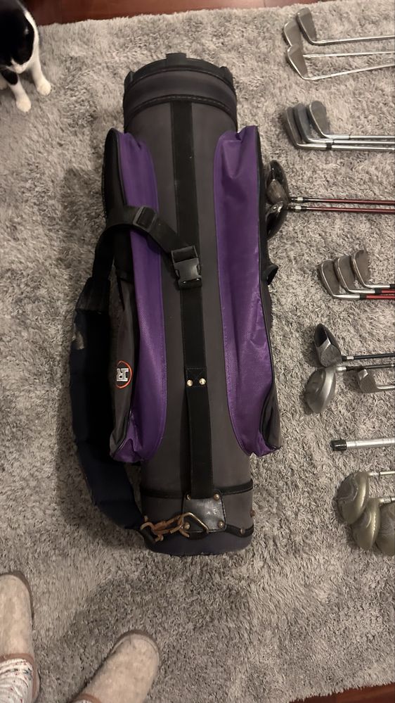 Tacos e saco de golf