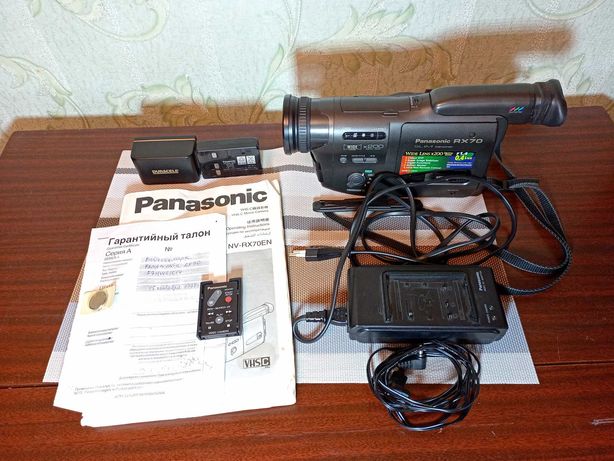 Видеокамера Раnasonic NV-RX70EN под кассеты VHS-C в отличном состоянии