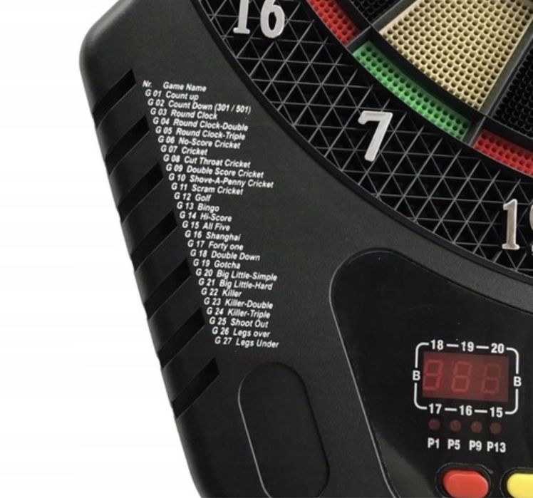 Dart Tarcza Tablica Elektroniczna Gra w Darta Lotki Rzutki Prezent