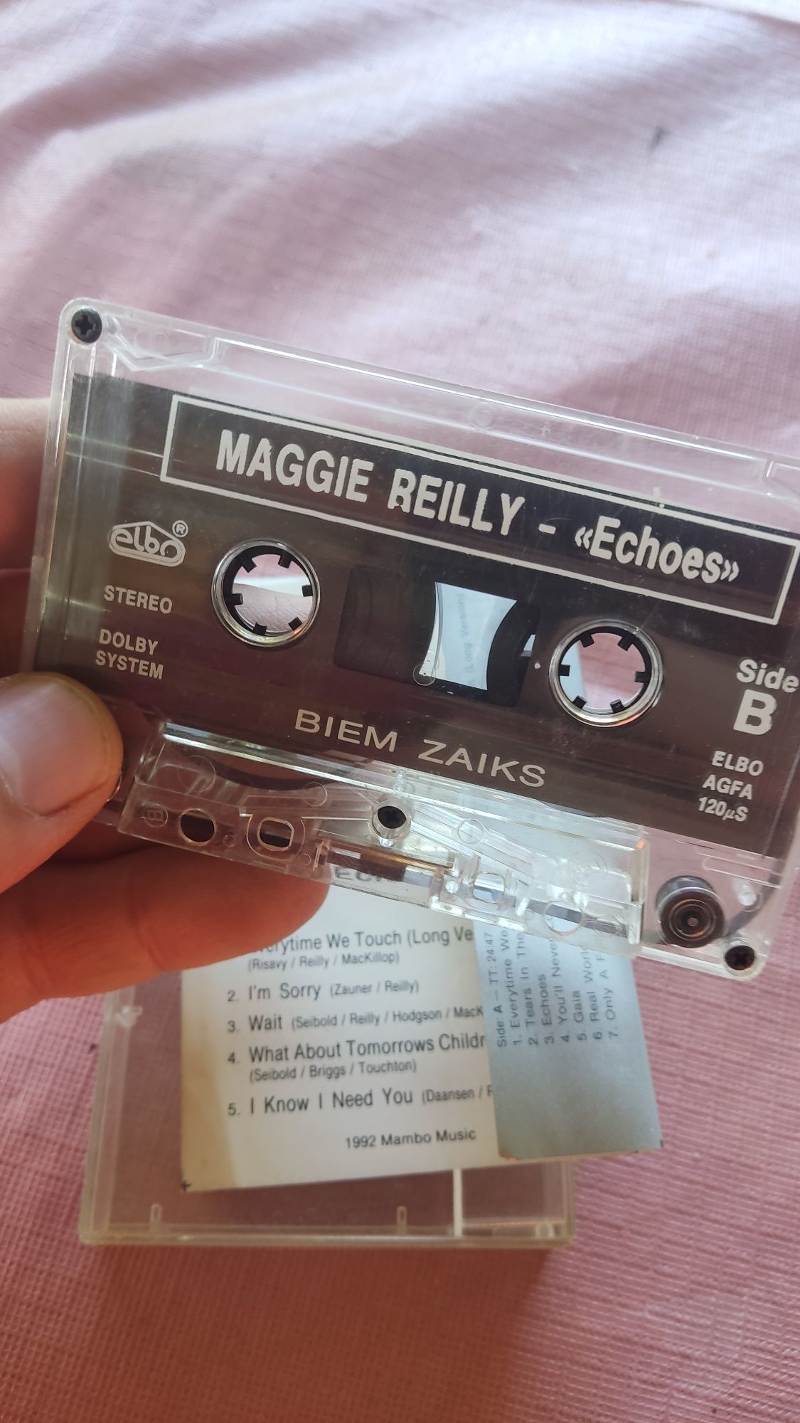 Maggie Reilly Echoes super hit Elbo kaseta
