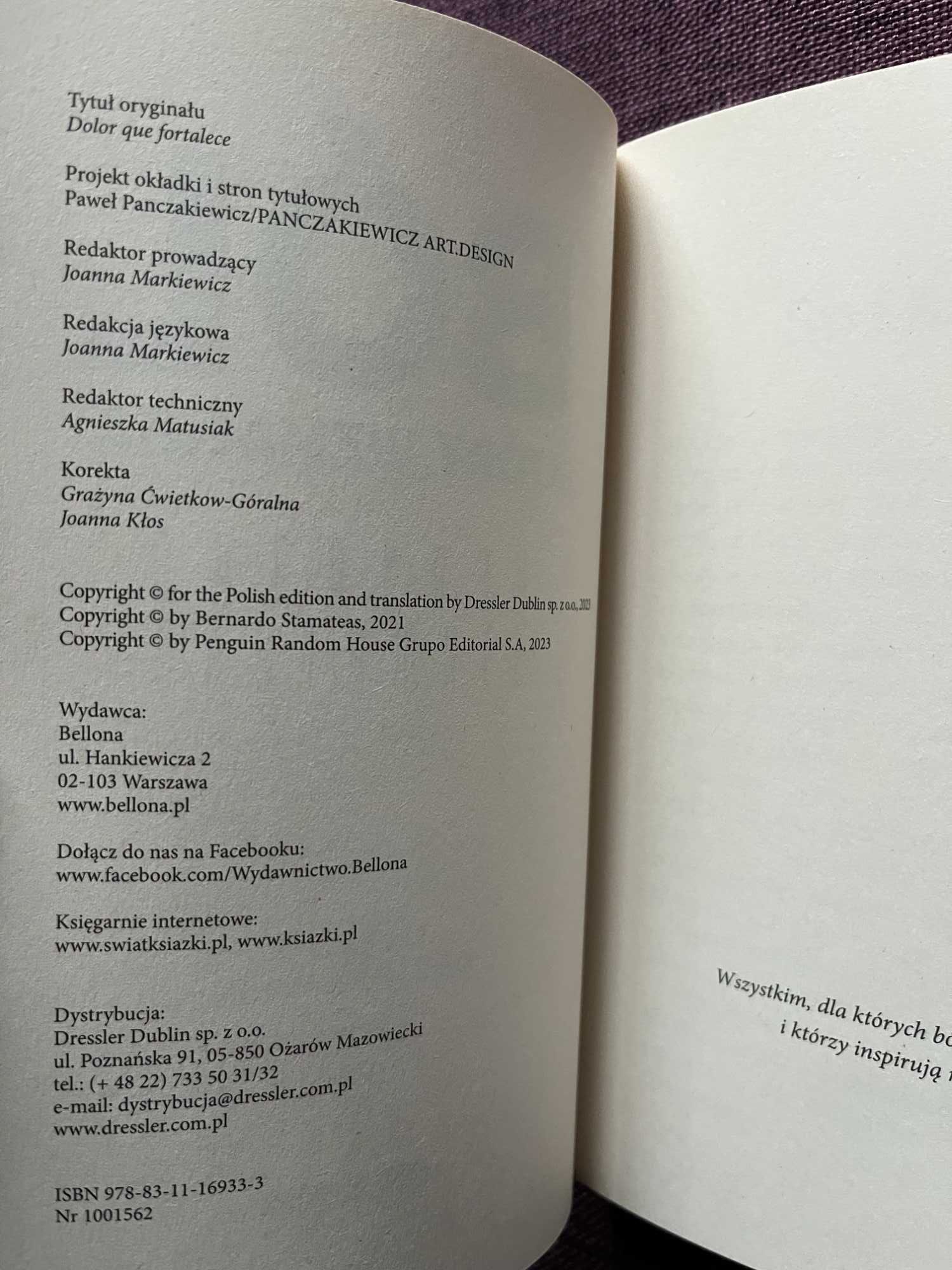 Ból, który wzmacnia - Bernardo Stamateas