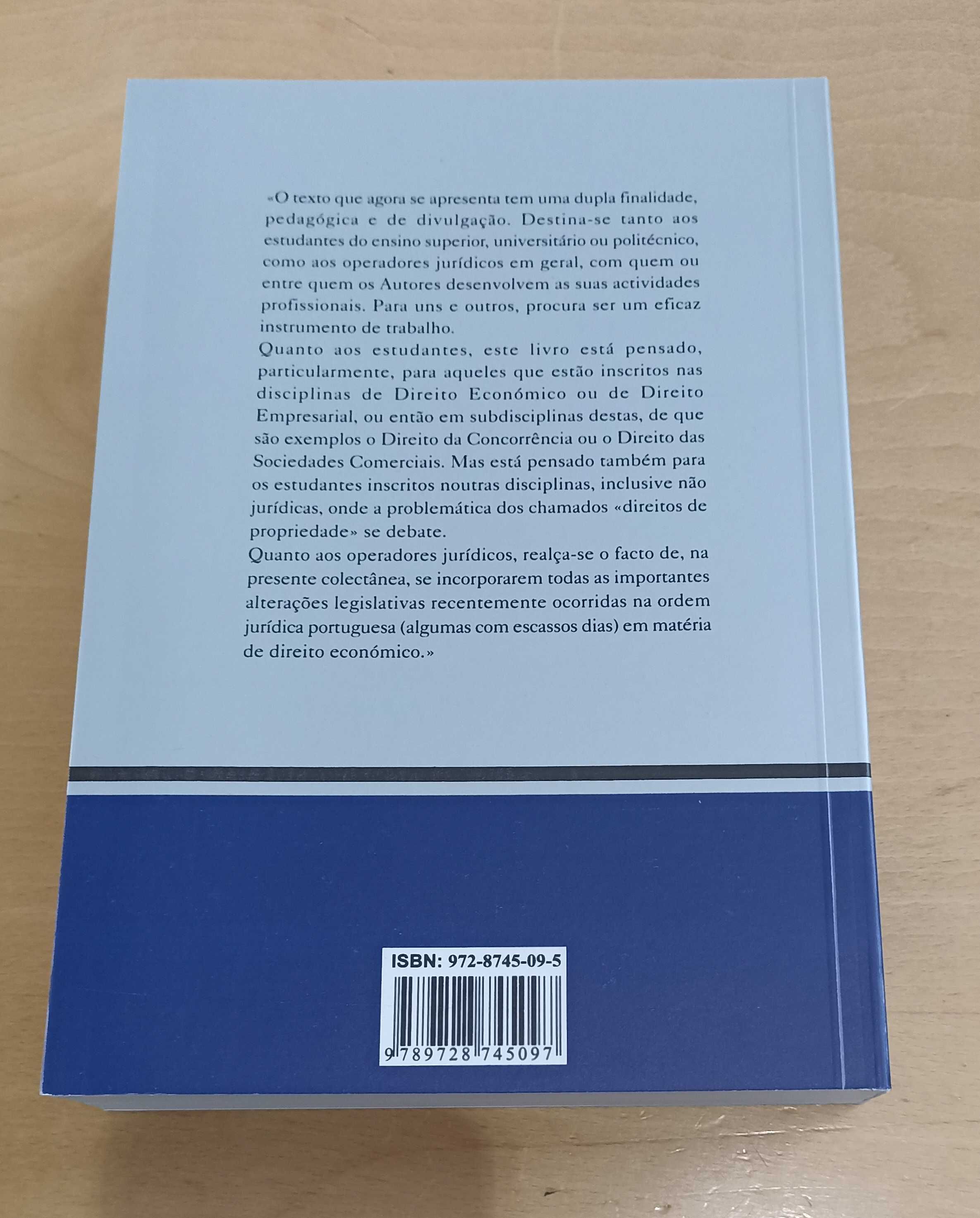 Legislação de Direito Económico, org. de João Carlos R. Caetano (NOVO)