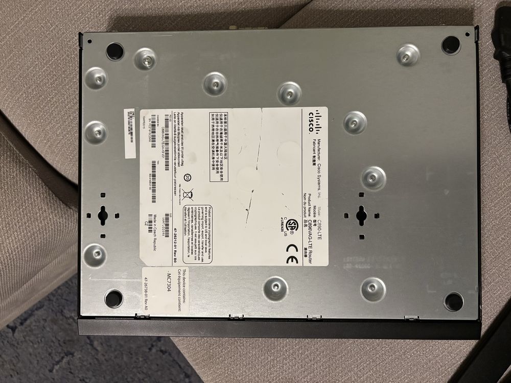 Router Cisco 896-VAG-LTE - LTE/VDSL/8xGE