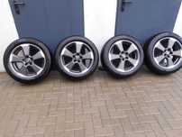Koła Alu Peugeot 17  Michelin zima -jak nowe  ET 42