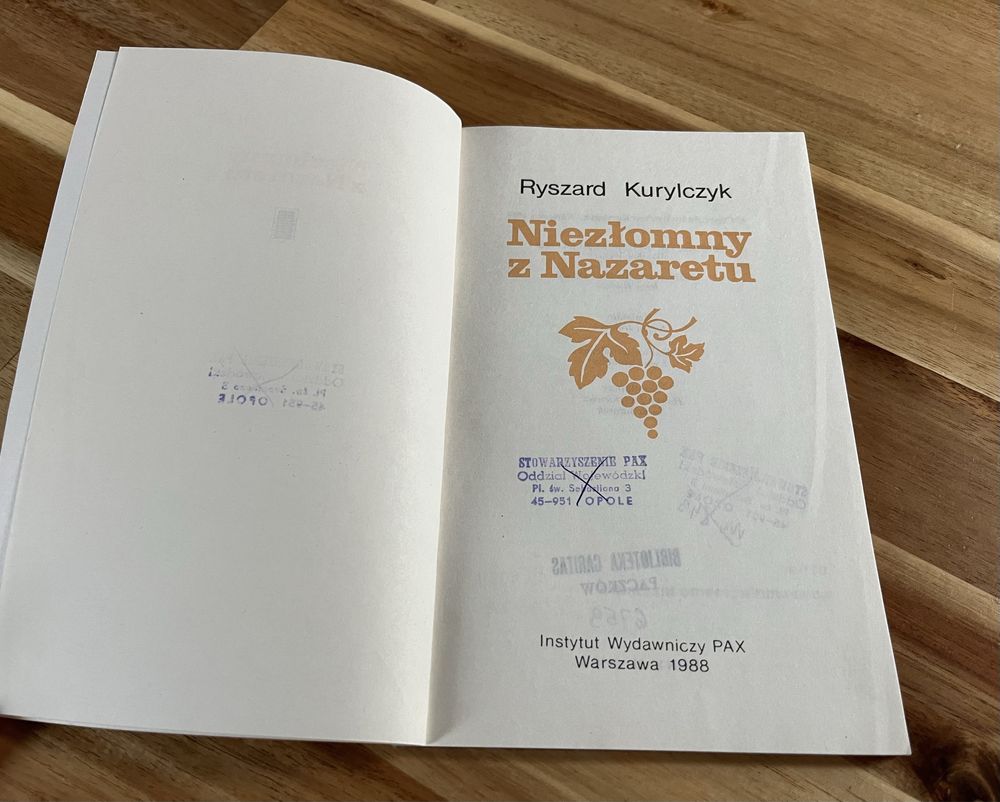 Niezłomny z Nazaretu Ryszard Kurylczyk