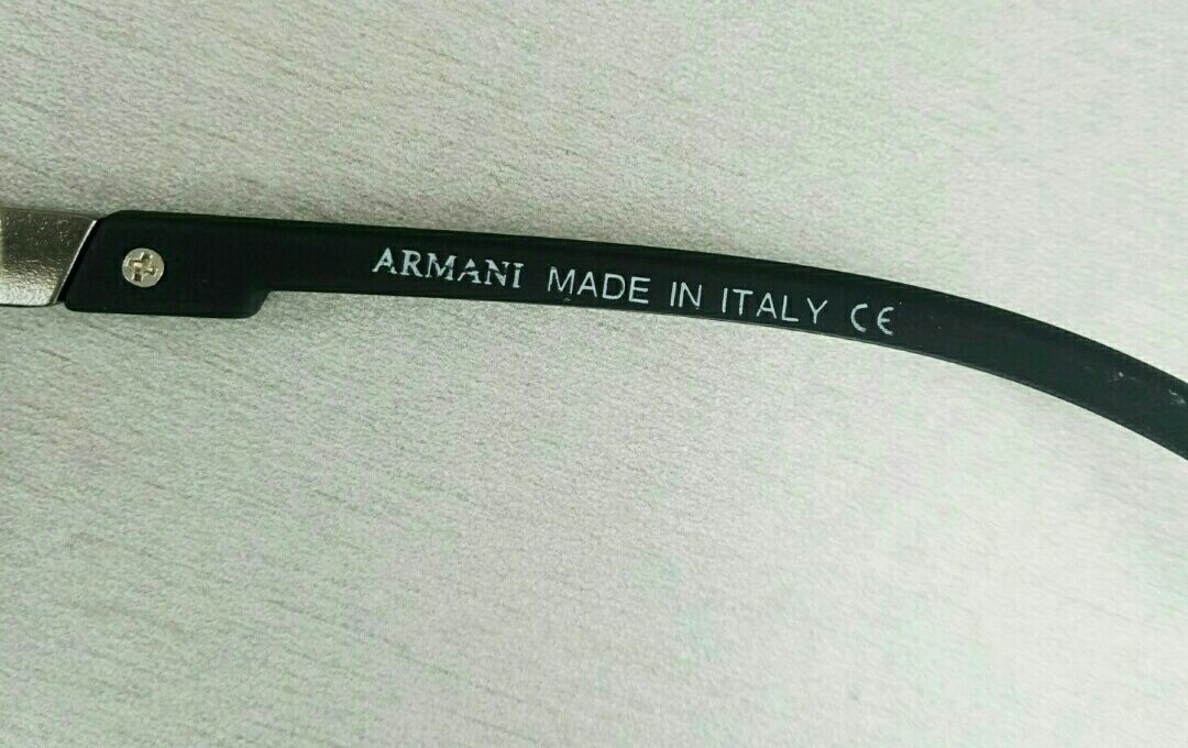 Emporio Armani очки мужские оправа черный мат линзы голубые зеркальные