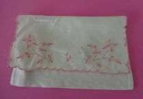 Napron renda da madeira-Bolsa talheres criança em Azul