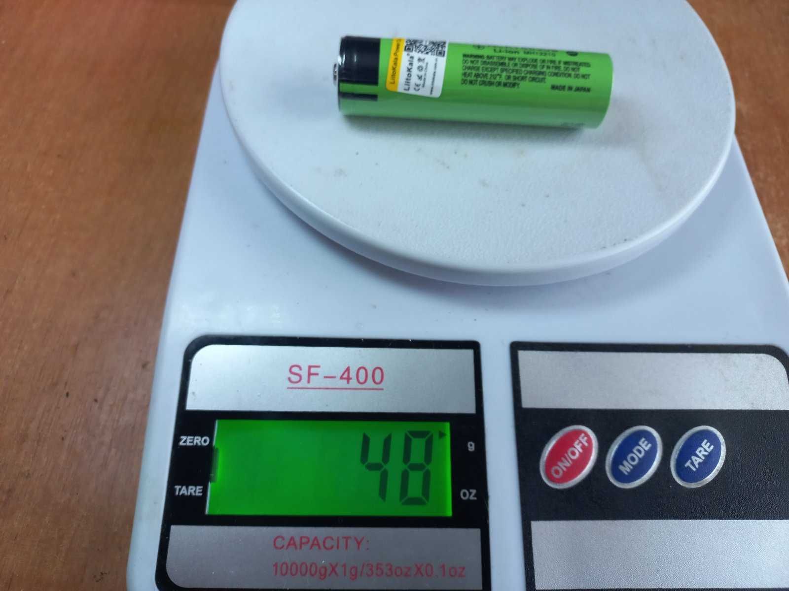 Акумулятор 18650 Liitokala Lii 34B-JT 3400mah з + виступом нові