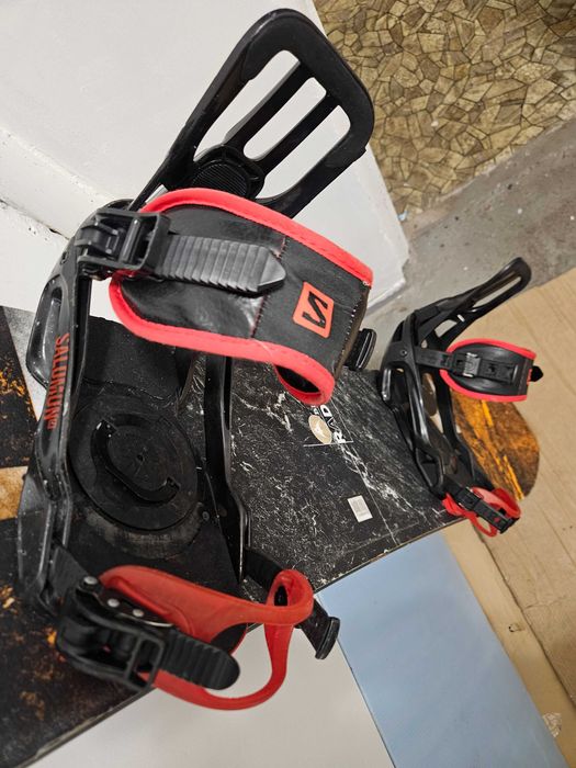 Deska snowboardowa Burton 150cm plus wiązania Salomon