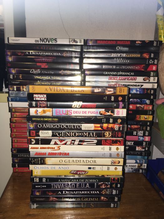 Grande lote de DVDS originais 68 dvds
