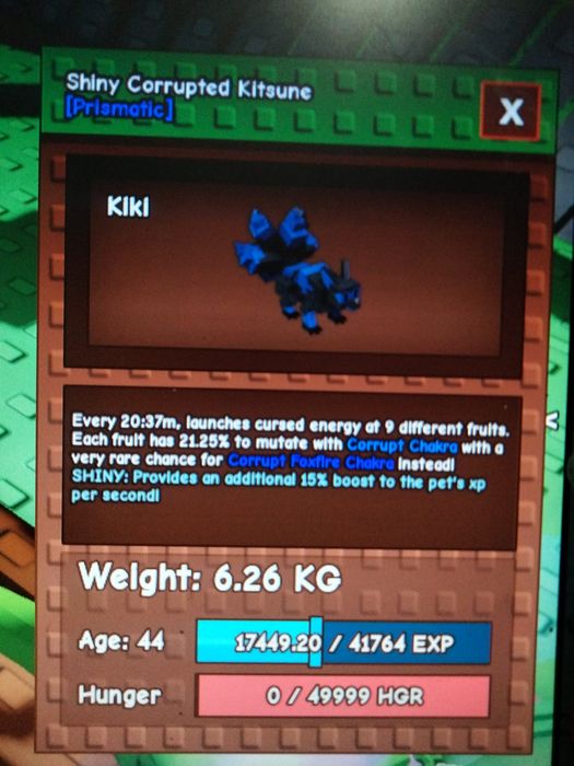 Продаю кітсуну із grow a garden