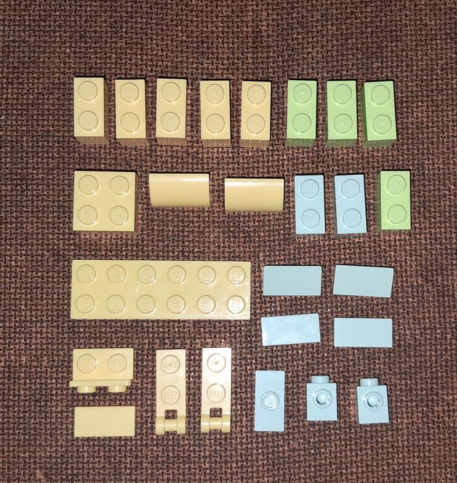 Conjunto lote lego 26 cores pastel