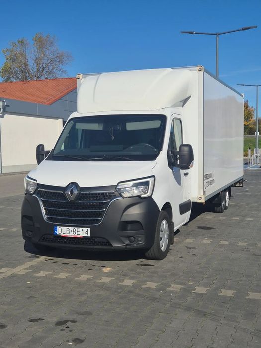 Renault Master Kontener, Rampa, 3 osie, Hydraulika, BDB Stan