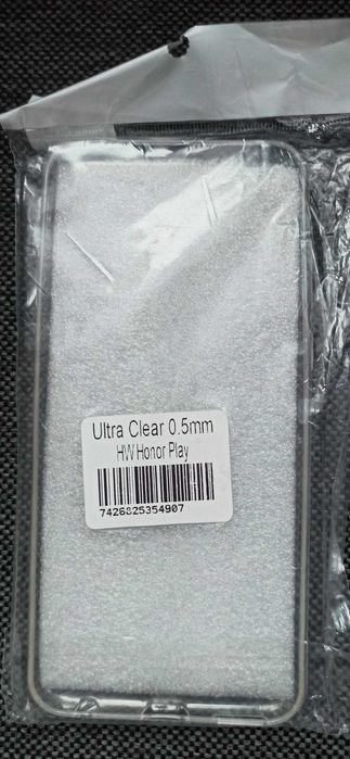 Etui silikonowe transparent pokrowiec HW Honor Play