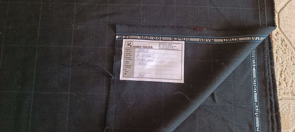 Tkanina włoska wełna kupon 3m