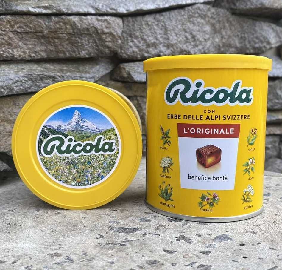 Льодяники Ricola L'Originale 250g лікувальні Швейцарія Swiss