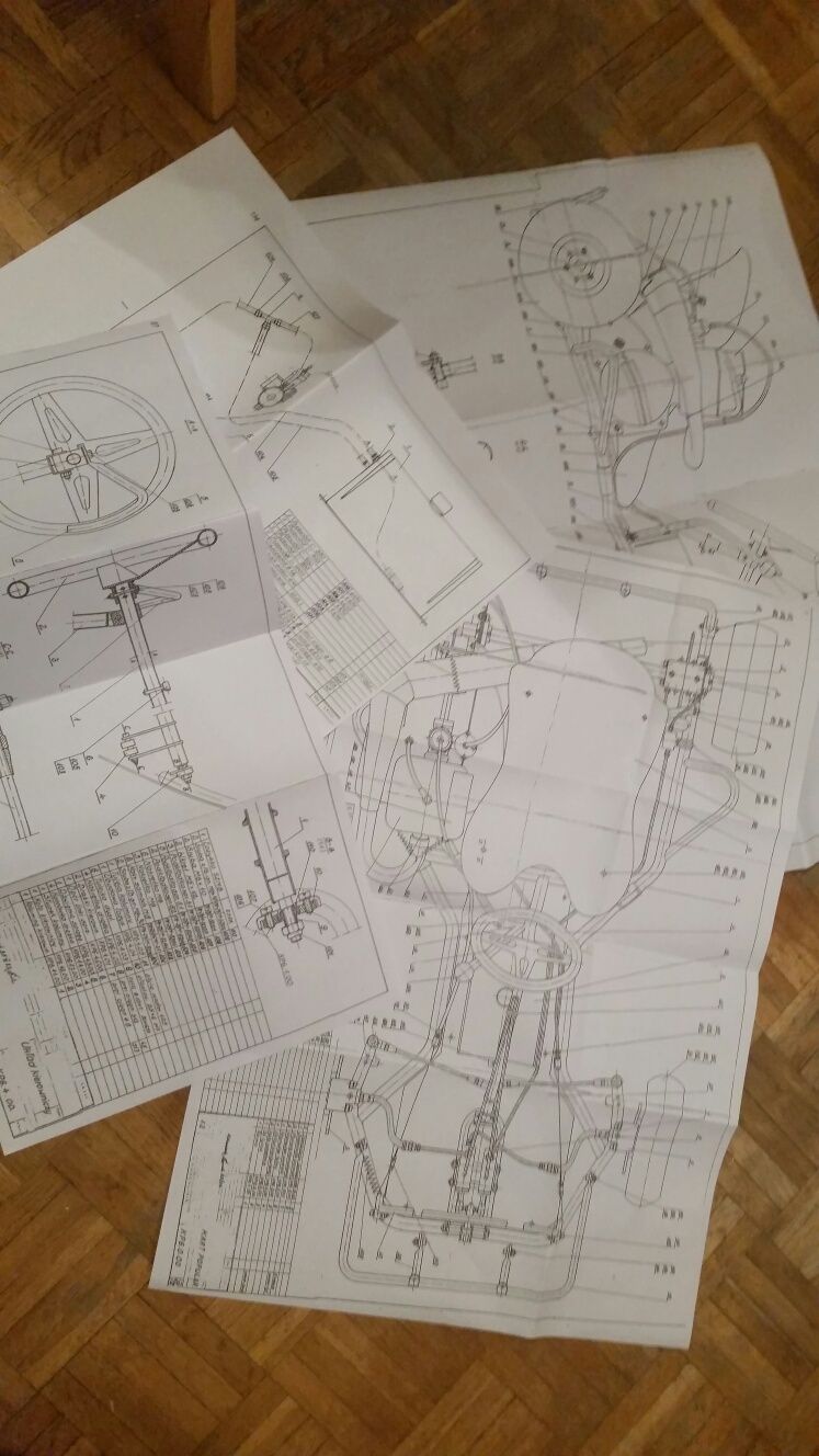Plany budowy dokumentacja kart KP6 GOKART KART WSK 125 CZ 516 Simson