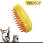 Escova a vapor para gatos e cães 3 em 1