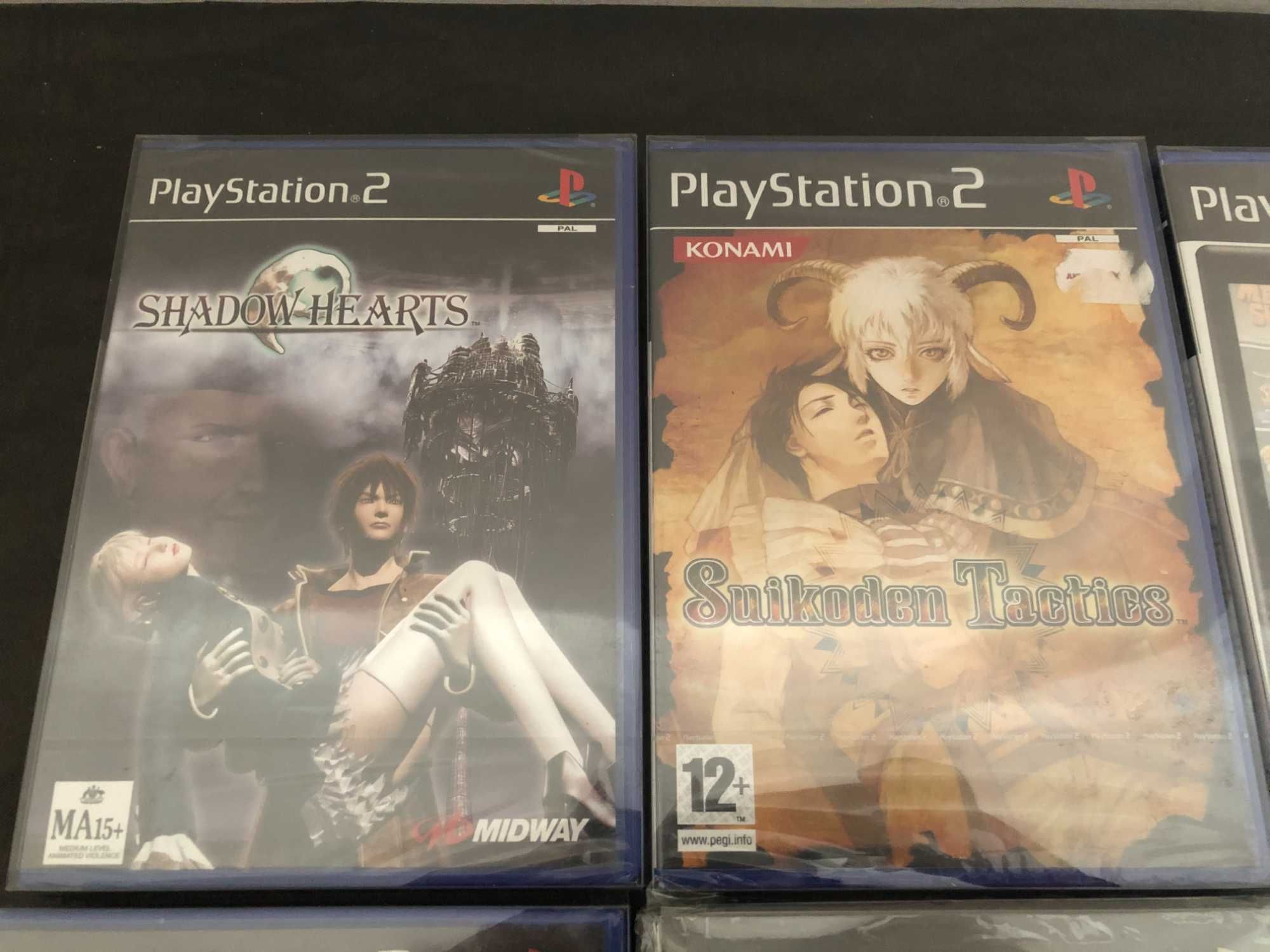 Jogos PS2 NOVOS SELADOS Shadow Hearts Suikoden SNK Valkyrie Killzone