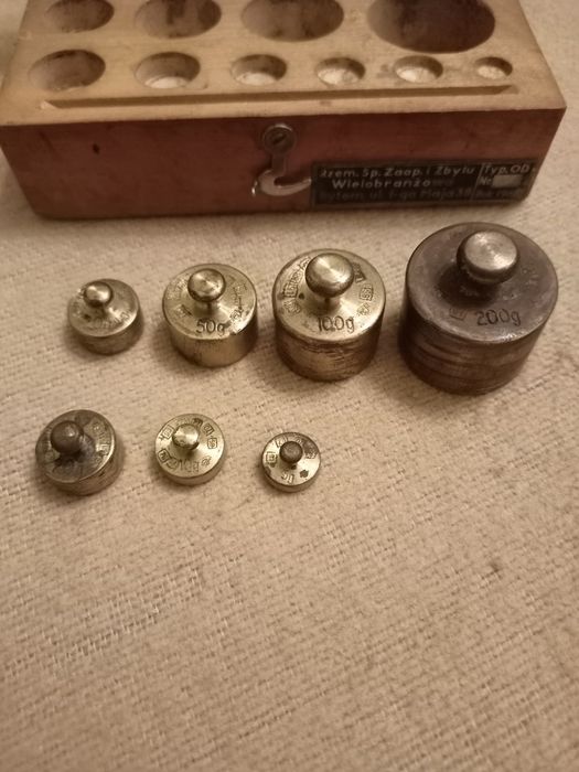 Odważniki Laboratoryjne PRL WARTO !!!