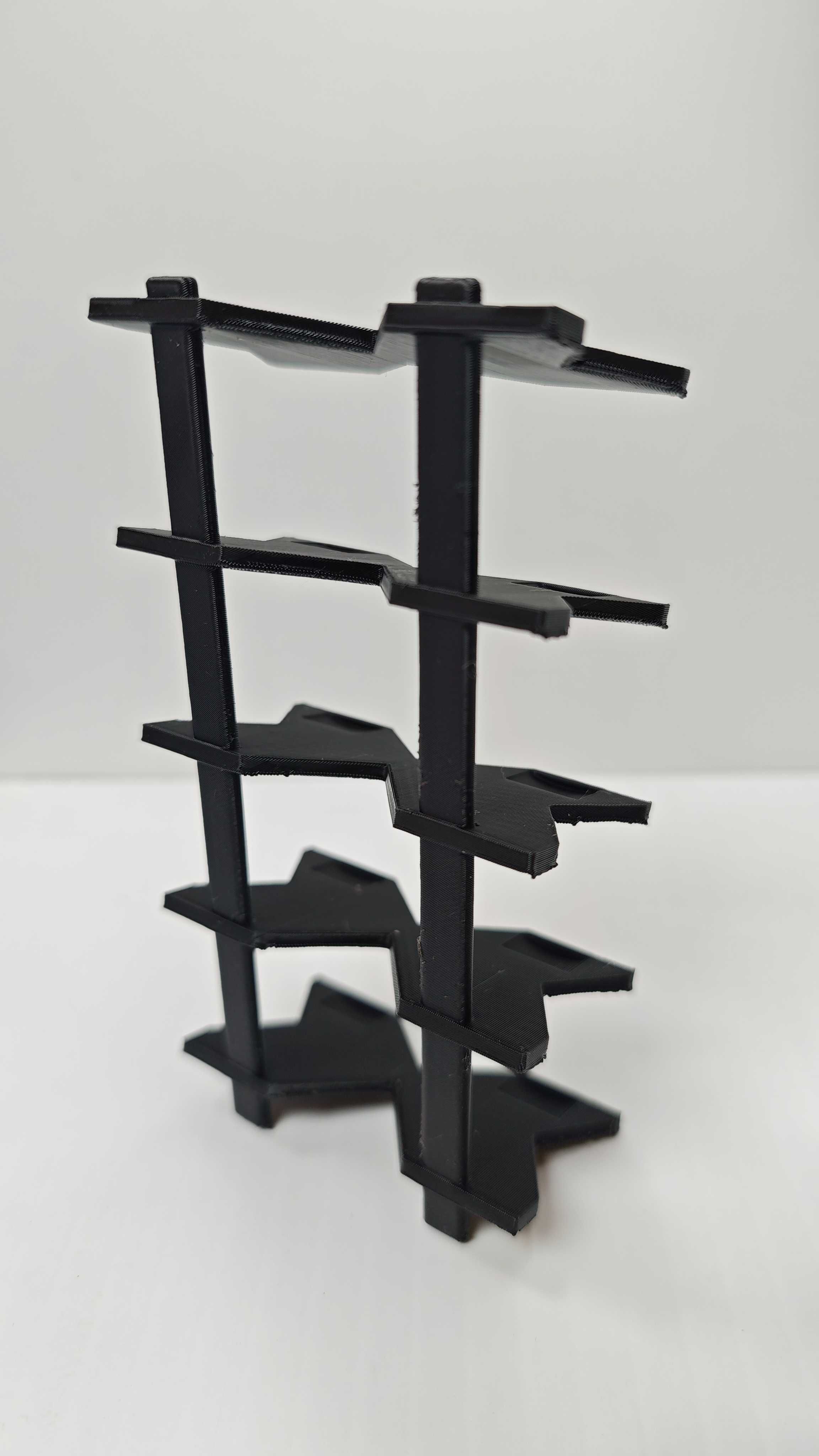 Expositor de mesa para 5 carros tipo Hot Wheels 1/64