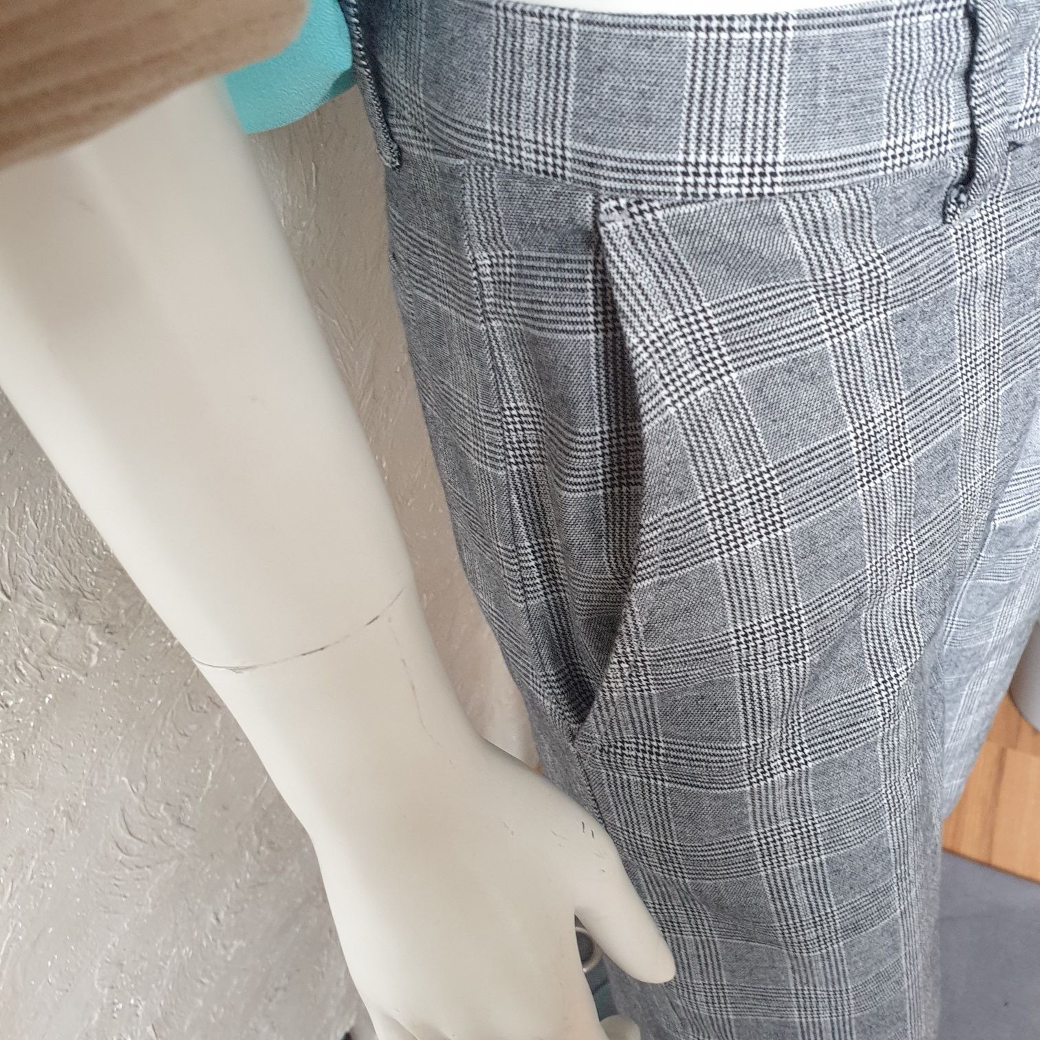 Spodnie w krate Denim Co