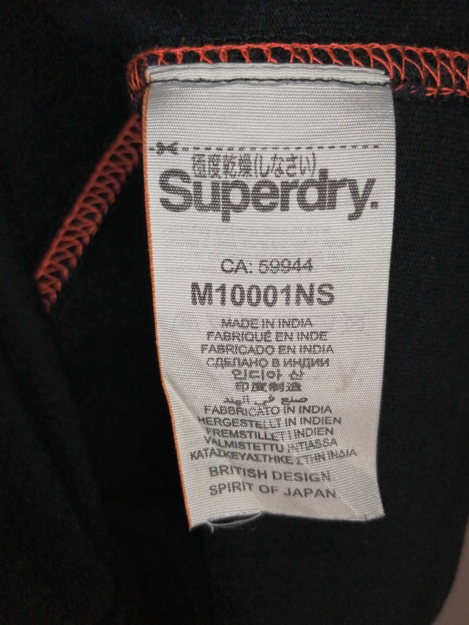 SUPERDRY Vintage Orange Label Koszulka Męska S Oryginalna Super Stan