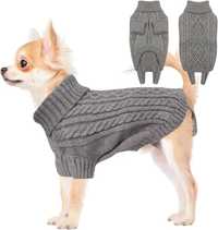 Sweterek dla psa, szary, rozmiar XL