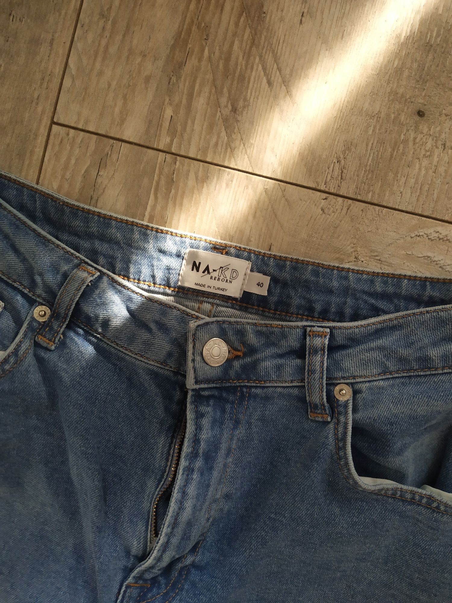 Mom jeans 40 jasne