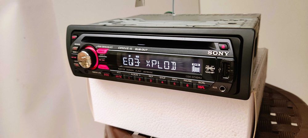 SONY XPLOD CDX-GT424U с bluetooth 4Х52 магнитола — оригинал!