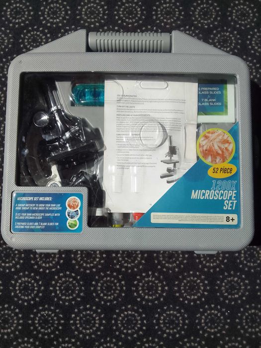 микроскоп 1200Х в кейсе.