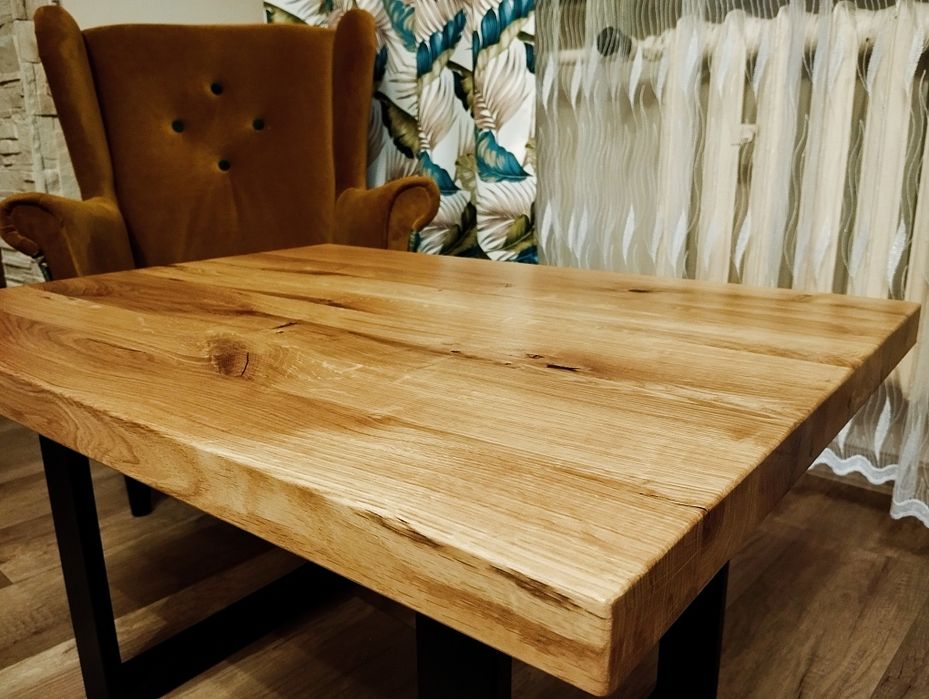 Stół Stolik kawowy ława konsola dąb rustykalny rustic solidny ciężki