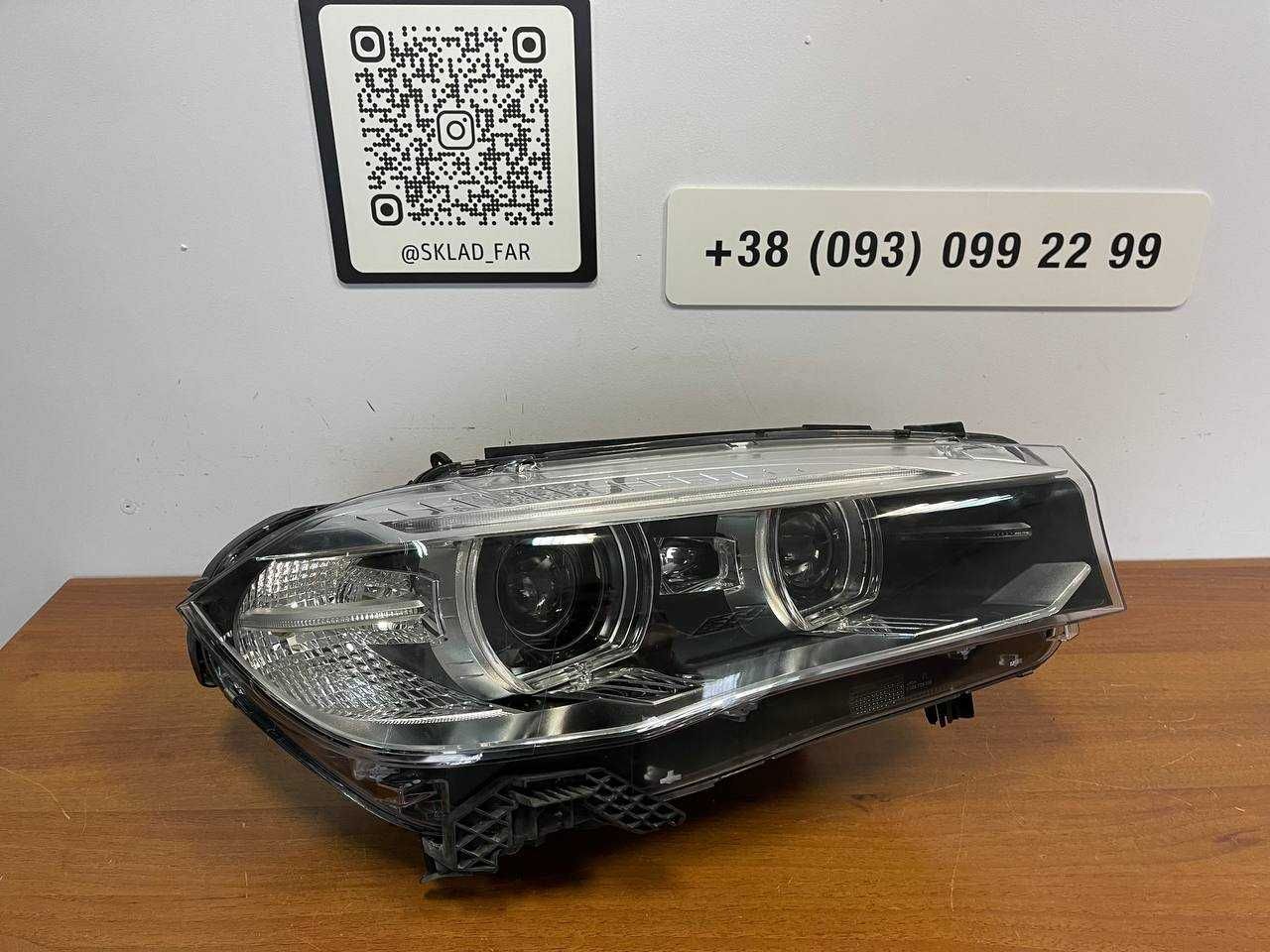 Фара фары BMW X5 F15 X6 F16 bi xenon БМВ Ф15 Ф16 ксенон