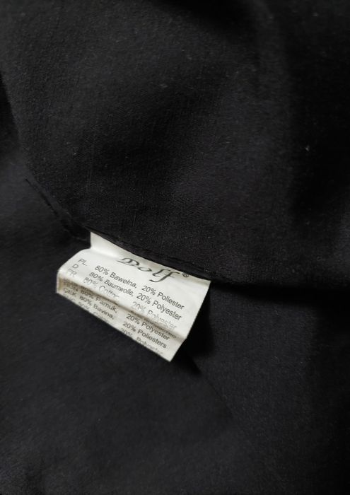 Koszula męska z krótkim rękawem czarna r.L