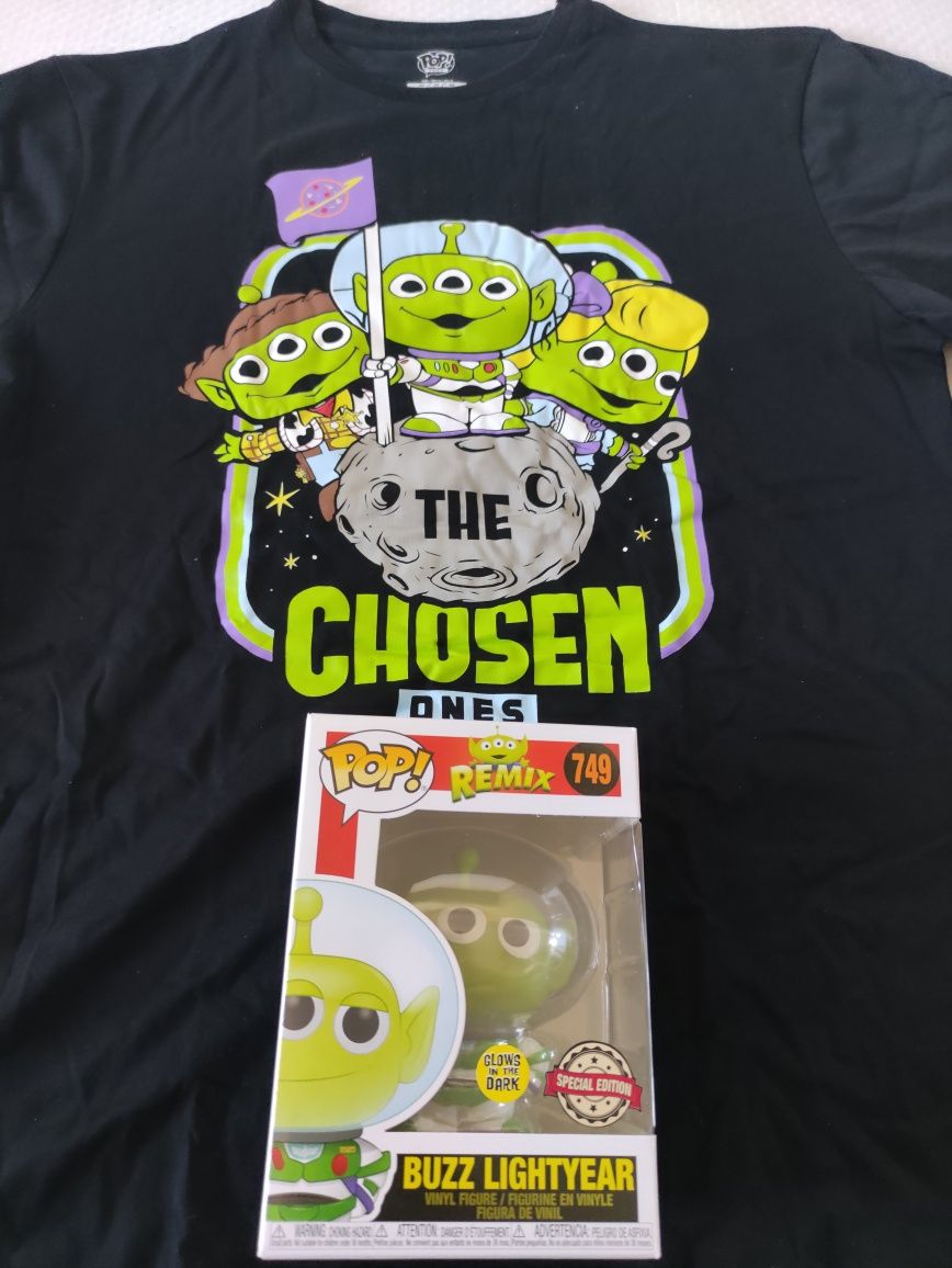 Funko POP nr 749 + t-shirt rozmiar M _ Alien As Buzz _ Toy Story