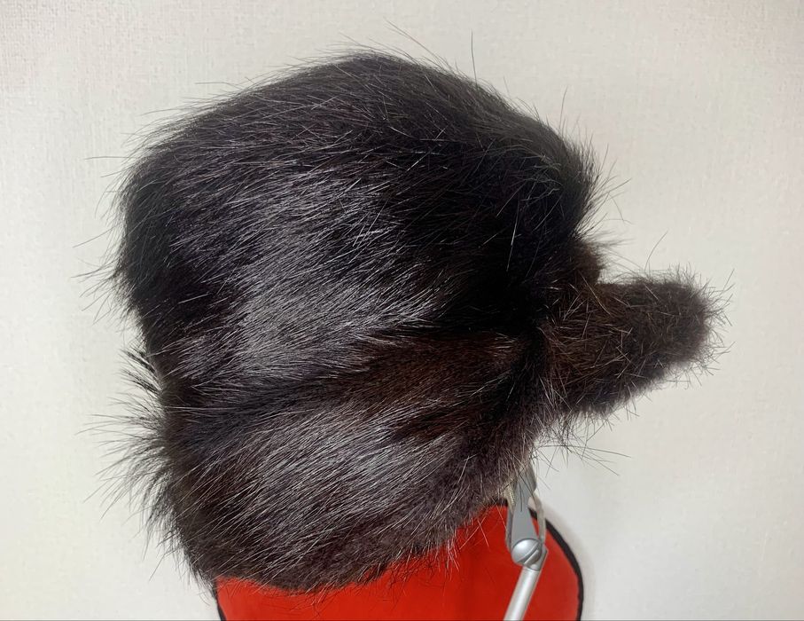 Czapka z nutrii futrzana