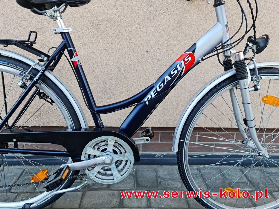 Rower damski damka trekkingowy PEGASUS koła 28 SHIMANO okazja rabat