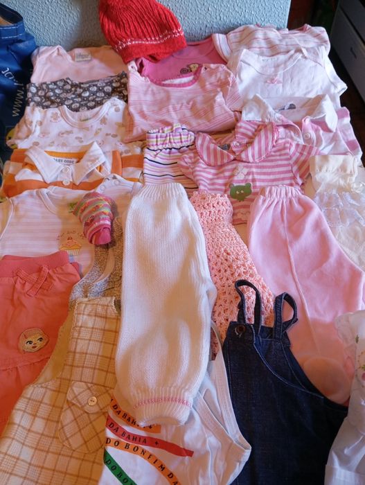 Conjunto de 20 peças de roupinhas para bebê menina, ideal para renovar