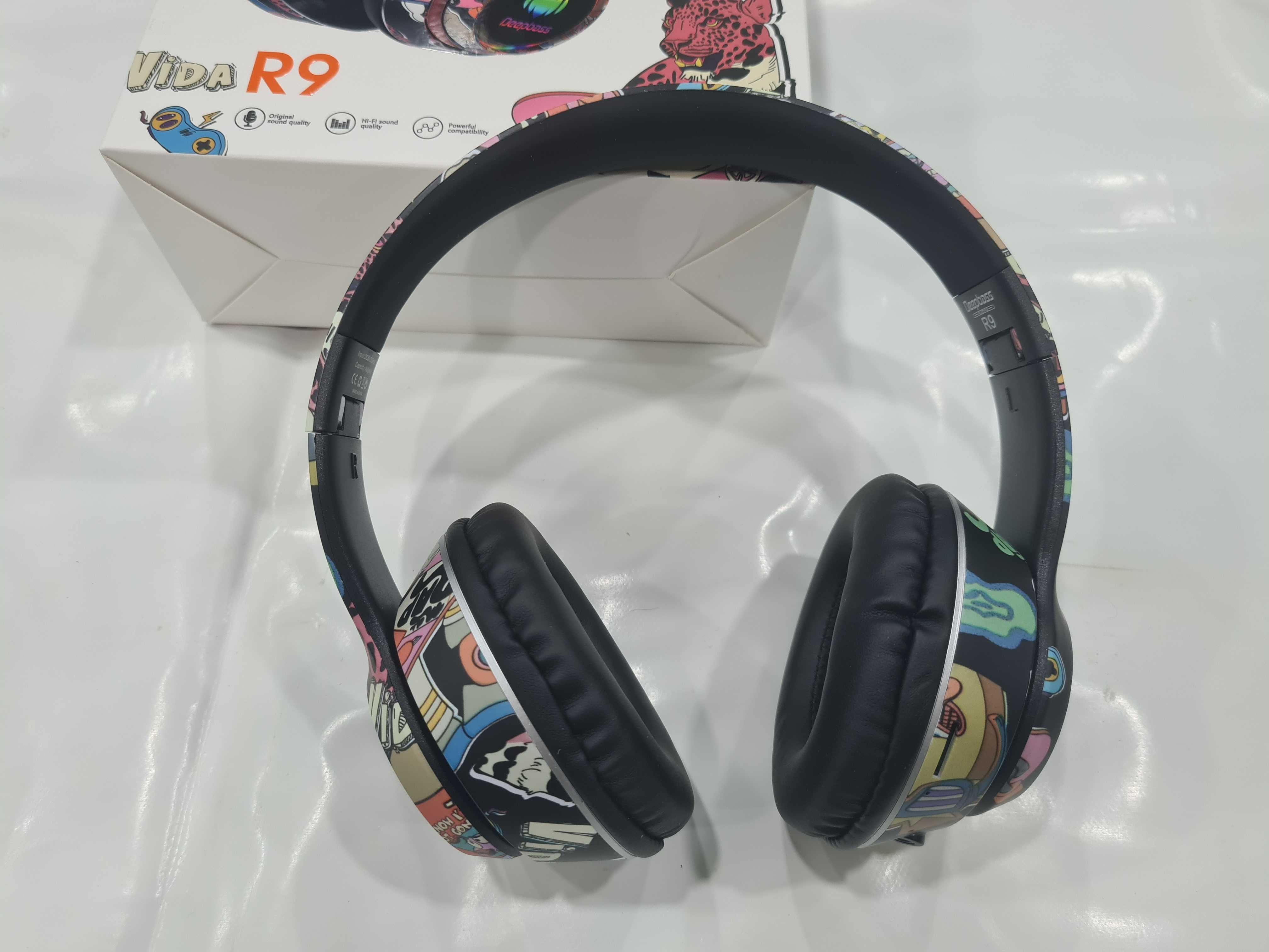 Headphones Bluetooth Deepbass R9 RGB