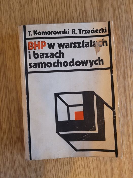 BHP w warsztatach samochodowych. Stara książka PKS