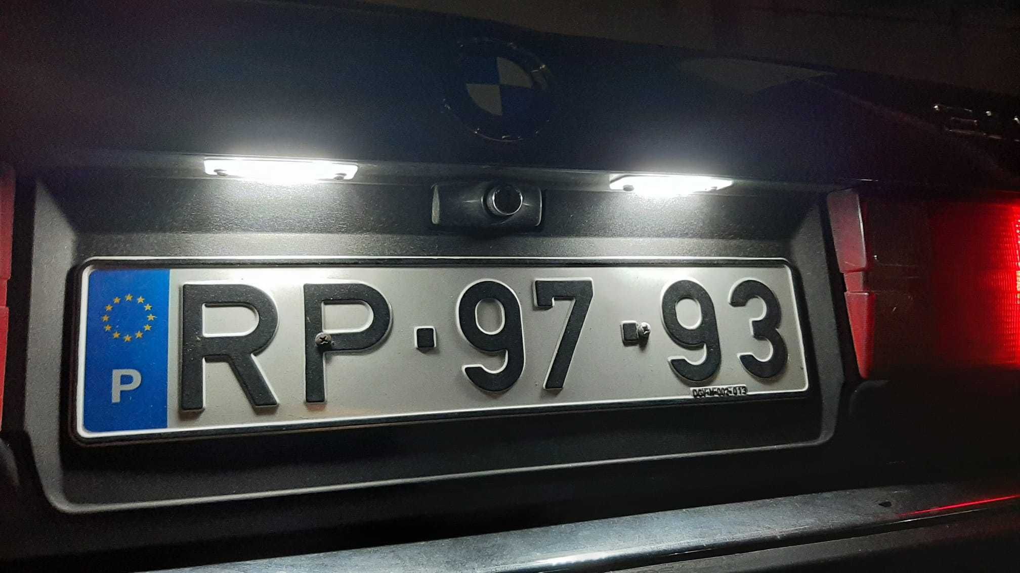 BMW E30 Luzes LED para chapa de matricula