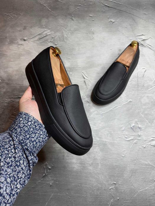 Чоловічі Туфлі Лофери (Шкіра та замша) 40-45 Без предоплати