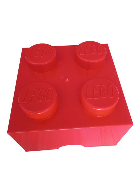 LEGO 4003 czerwony pojemnik w kształcie klocka do przechowywania