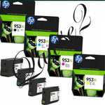 Komplet Tuszy HP 950XL Black + 953XL CMY Nowe